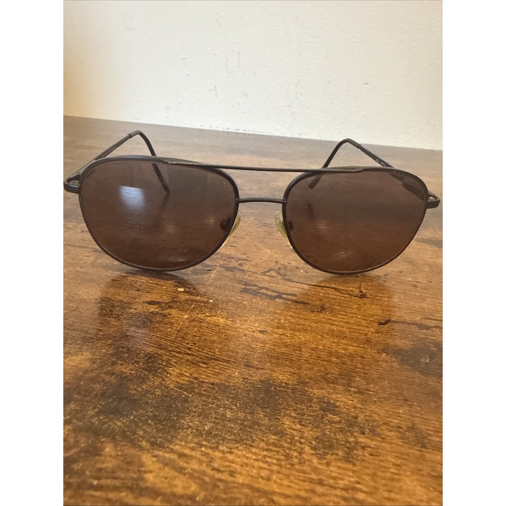 Eye Q - Bill Aviator Eyeglass Frames ONLY Matte Black 57‑17‑145 EUC